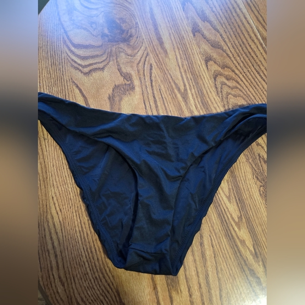 AQUA Black Bikini Bottom, SIZE SMALL
